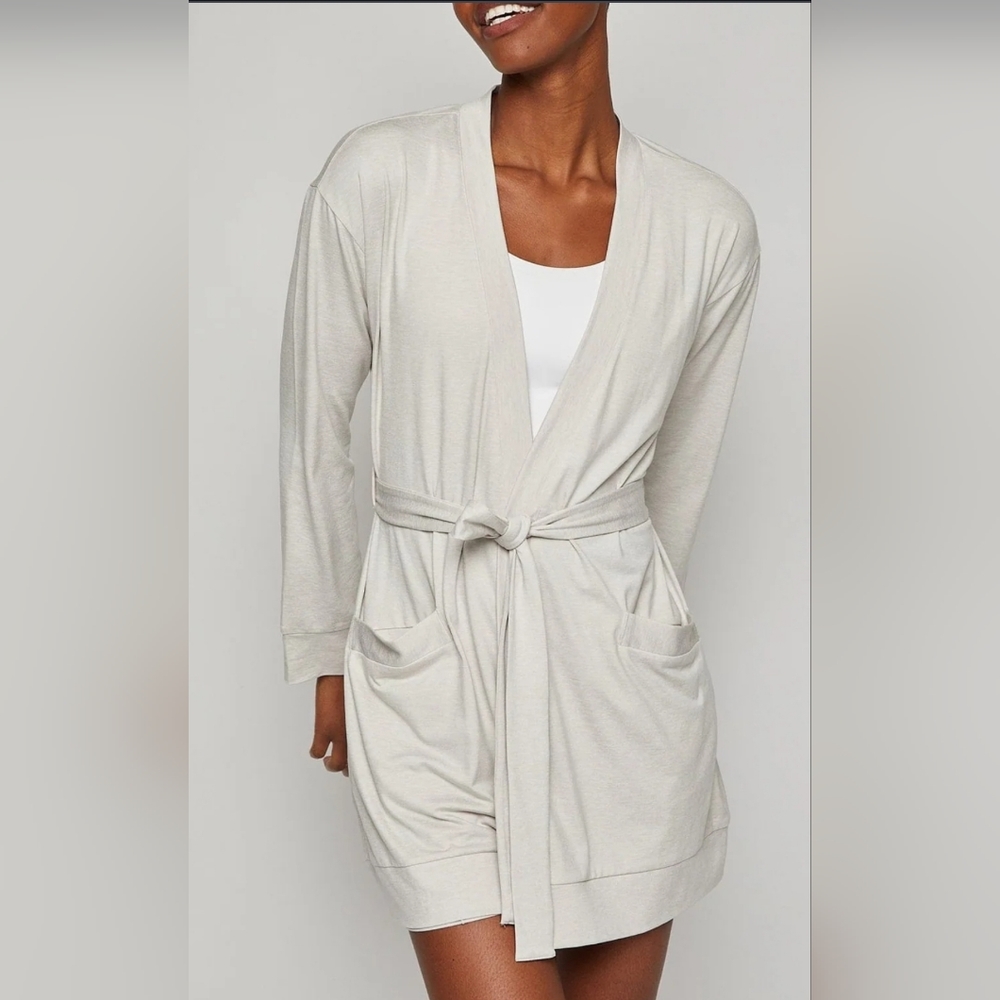 Fourlaps Stratus Wrap Cardigan Oatmeal Heather Size XXL NEW!